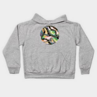 Green pearls Kids Hoodie